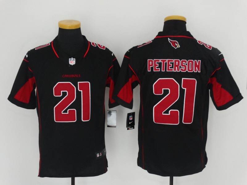 Men's Arizona Cardinals Patrick Peterson #21 Black Jersey